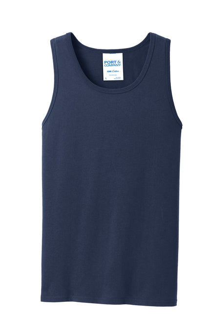 Port & Company Core Cotton Tank Top. PC54TT - Navy - Union Prints