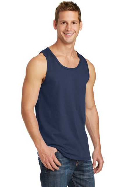 Port & Company Core Cotton Tank Top. PC54TT - Navy - Union Prints