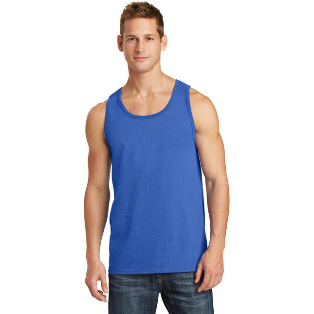 Port & Company Core Cotton Tank Top. PC54TT - Royal - Union Prints