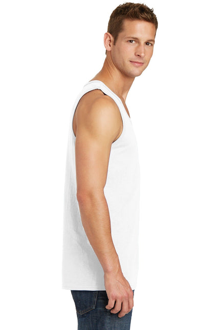 Port & Company Core Cotton Tank Top. PC54TT - White - Union Prints