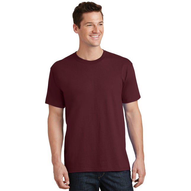 Port & Company - Core Cotton Tee. PC54 - Athletic Maroon - Union Prints