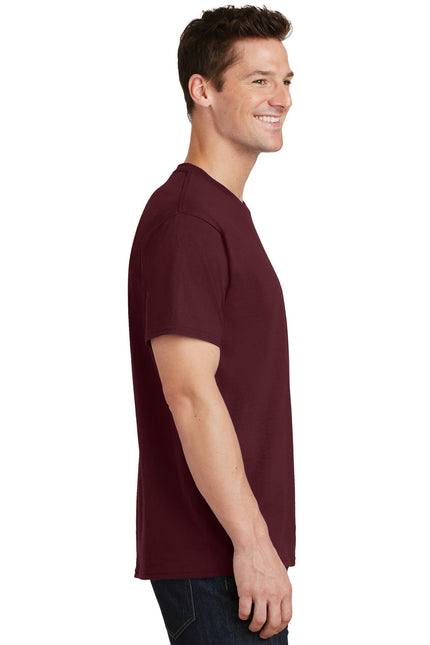 Port & Company - Core Cotton Tee. PC54 - Athletic Maroon - Union Prints