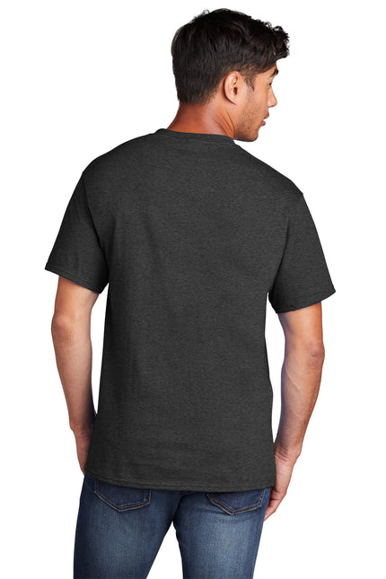 Port & Company - Core Cotton Tee. PC54 - Black Heather - Union Prints