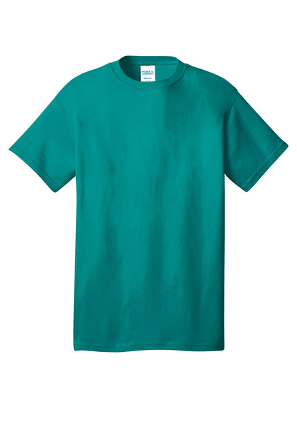 Port & Company - Core Cotton Tee. PC54 - Bright Aqua - Union Prints