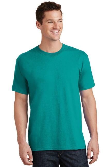Port & Company - Core Cotton Tee. PC54 - Bright Aqua - Union Prints