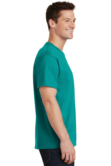 Port & Company - Core Cotton Tee. PC54 - Bright Aqua - Union Prints
