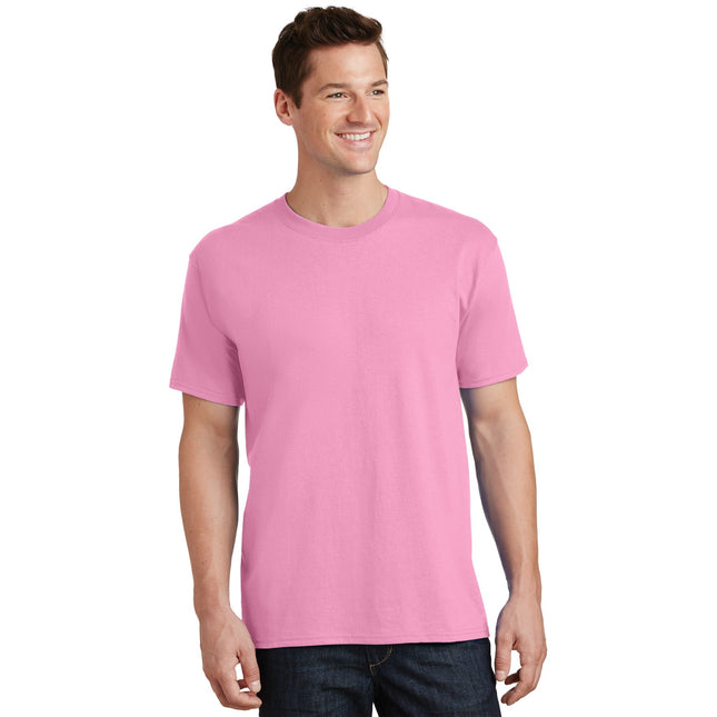 Port & Company - Core Cotton Tee. PC54 - Candy Pink - Union Prints
