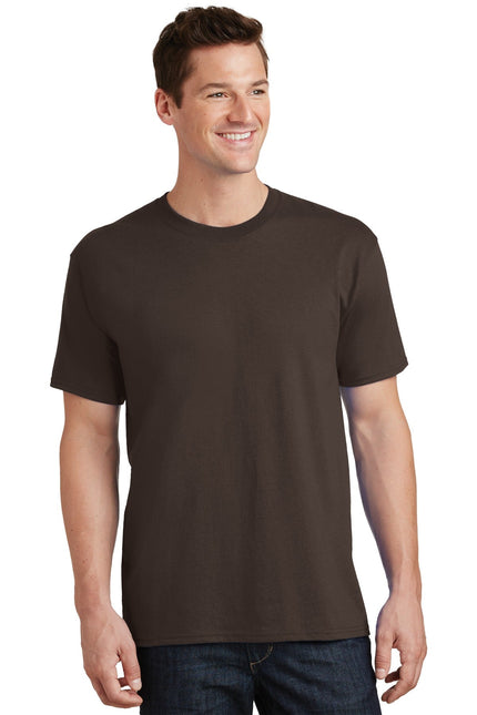 Port & Company - Core Cotton Tee. PC54 - Dark Chocolate Brown - Union Prints