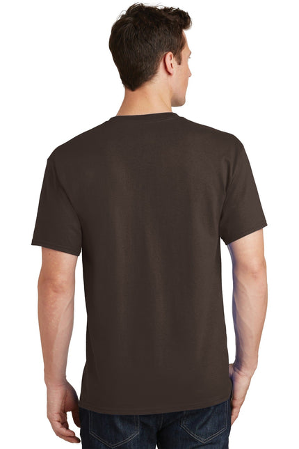 Port & Company - Core Cotton Tee. PC54 - Dark Chocolate Brown - Union Prints