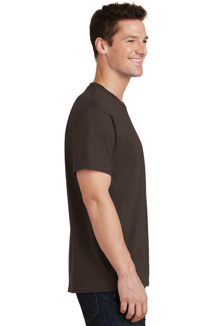 Port & Company - Core Cotton Tee. PC54 - Dark Chocolate Brown - Union Prints