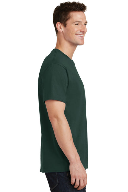 Port & Company - Core Cotton Tee. PC54 - Dark Green - Union Prints