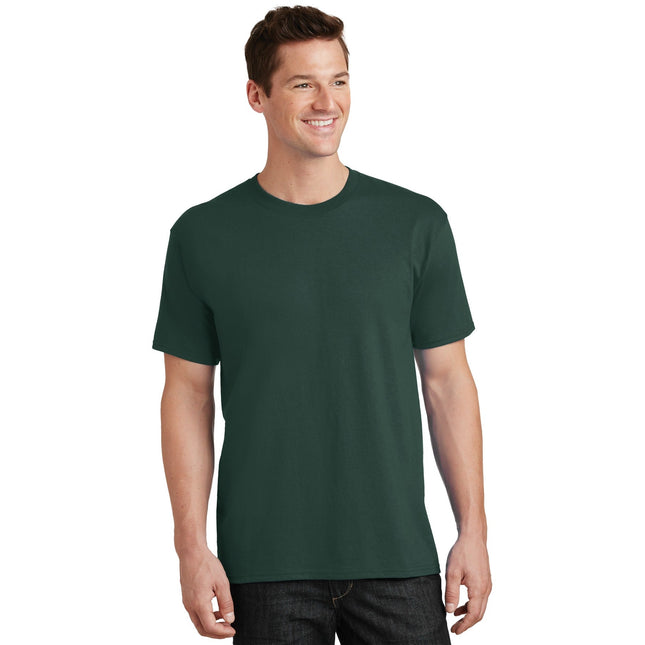 Port & Company - Core Cotton Tee. PC54 - Dark Green - Union Prints