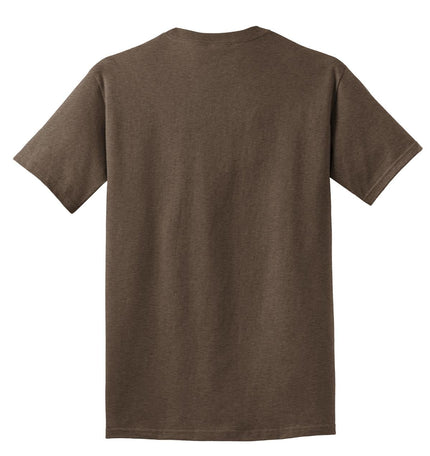 Port & Company - Core Cotton Tee. PC54 - Heather Dark Chocolate Brown - Union Prints