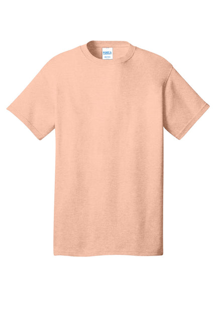 Port & Company - Core Cotton Tee. PC54 - Heathered Dusty Peach - Union Prints
