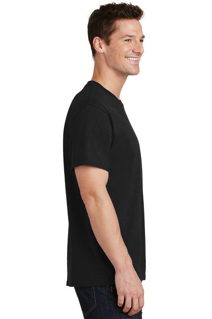 Port & Company - Core Cotton Tee. PC54 - Jet Black - Union Prints