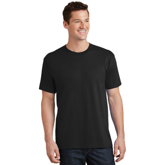Port & Company - Core Cotton Tee. PC54 - Jet Black - Union Prints