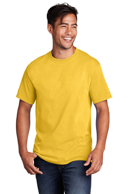 Port & Company - Core Cotton Tee. PC54 - Lemon Yellow - Union Prints