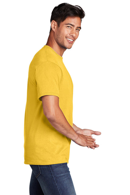 Port & Company - Core Cotton Tee. PC54 - Lemon Yellow - Union Prints