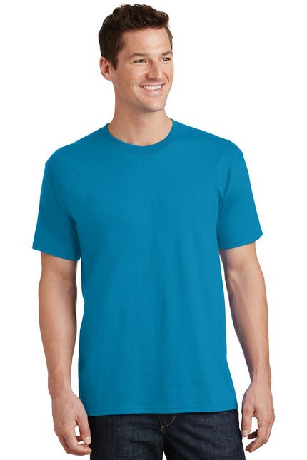 Port & Company - Core Cotton Tee. PC54 - Neon Blue - Union Prints