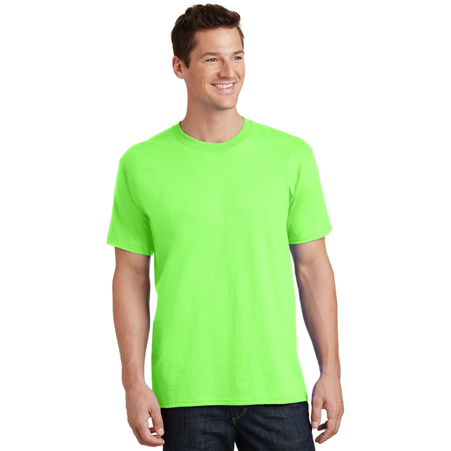 Port & Company - Core Cotton Tee. PC54 - Neon Green - Union Prints