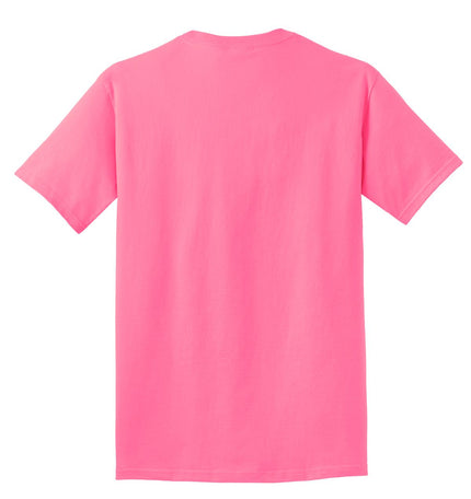 Port & Company - Core Cotton Tee. PC54 - Neon Pink - Union Prints