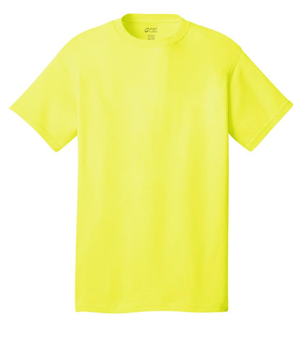 Port & Company - Core Cotton Tee. PC54 - Neon Yellow - Union Prints