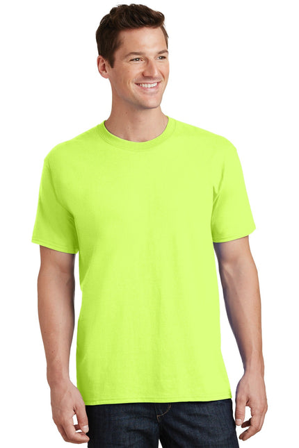Port & Company - Core Cotton Tee. PC54 - Neon Yellow - Union Prints