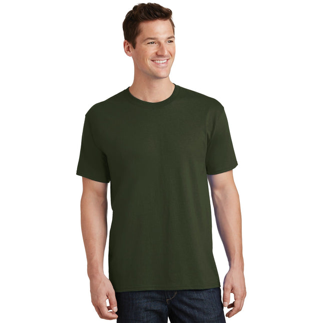 Port & Company - Core Cotton Tee. PC54 - Olive - Union Prints