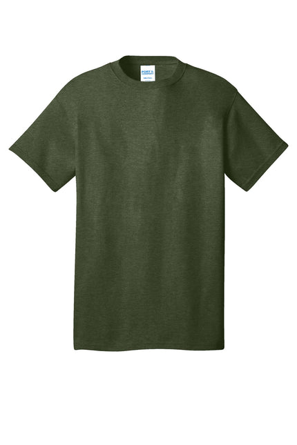 Port & Company - Core Cotton Tee. PC54 - Olive Drab Green Heather - Union Prints