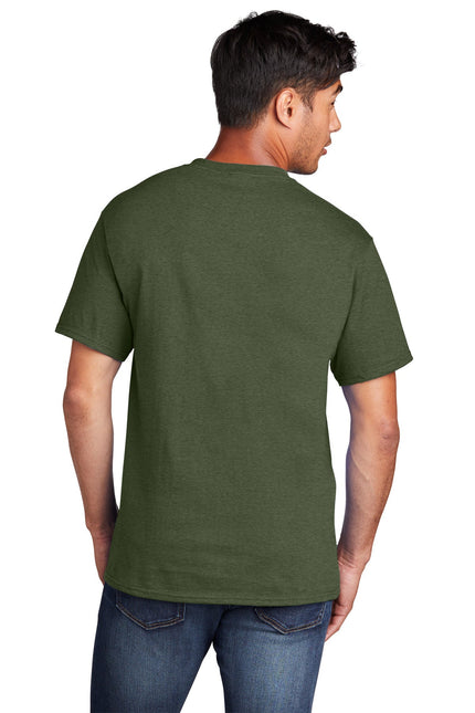 Port & Company - Core Cotton Tee. PC54 - Olive Drab Green Heather - Union Prints