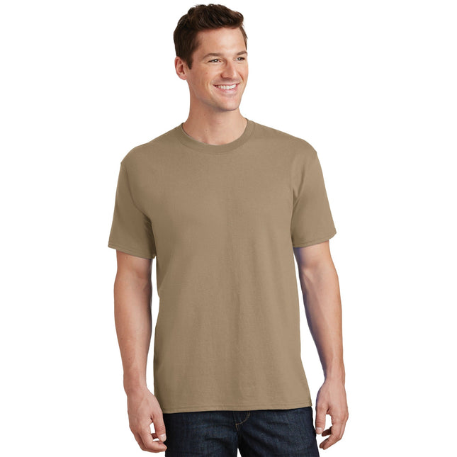 Port & Company - Core Cotton Tee. PC54 - Sand - Union Prints