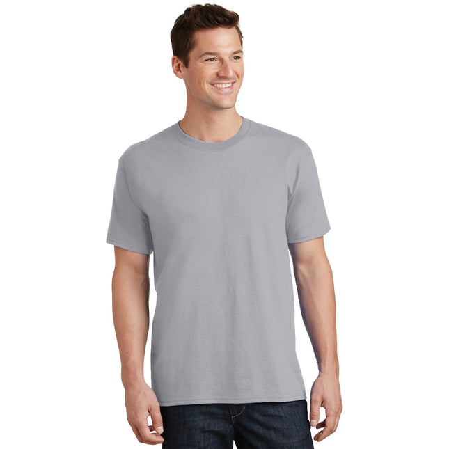 Port & Company - Core Cotton Tee. PC54 - Silver - Union Prints