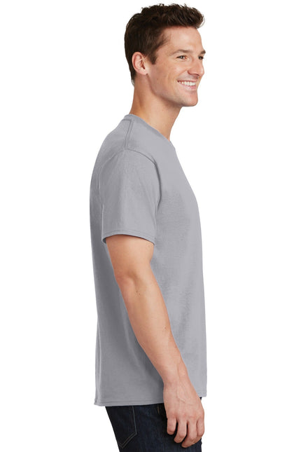 Port & Company - Core Cotton Tee. PC54 - Silver - Union Prints