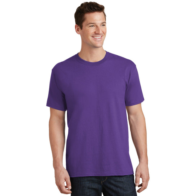 Port & Company - Core Cotton Tee. PC54 - Team Purple - Union Prints