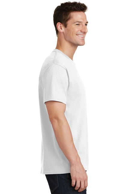 Port & Company - Core Cotton Tee. PC54 - White - Union Prints