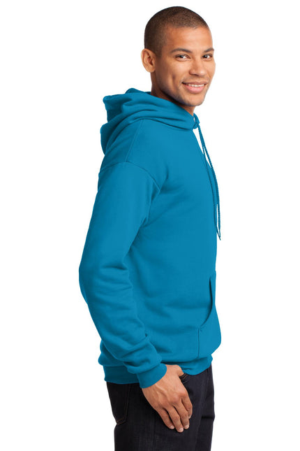 Port & Company - Core Fleece Pullover Hooded Sweatshirt. PC78H - Neon Blue - Union Prints