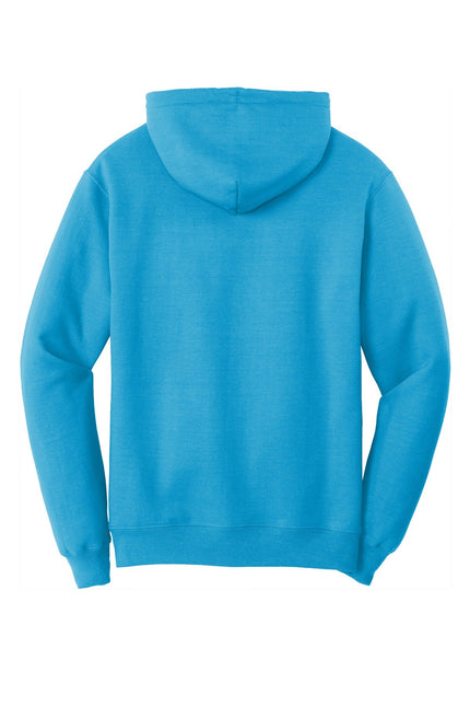 Port & Company - Core Fleece Pullover Hooded Sweatshirt. PC78H - Neon Blue - Union Prints