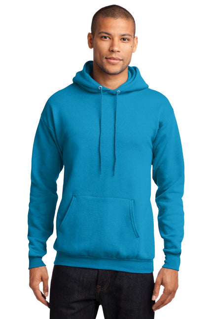 Port & Company - Core Fleece Pullover Hooded Sweatshirt. PC78H - Neon Blue - Union Prints