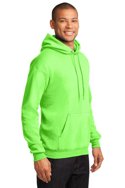 Port & Company - Core Fleece Pullover Hooded Sweatshirt. PC78H - Neon Green - Union Prints