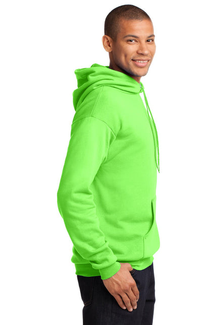 Port & Company - Core Fleece Pullover Hooded Sweatshirt. PC78H - Neon Green - Union Prints