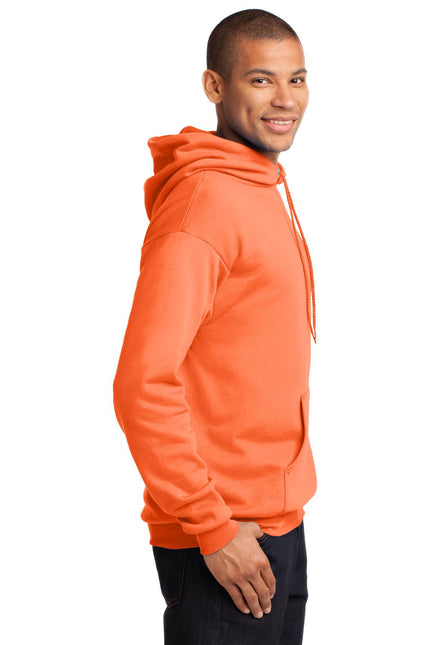Port & Company - Core Fleece Pullover Hooded Sweatshirt. PC78H - Neon Orange - Union Prints