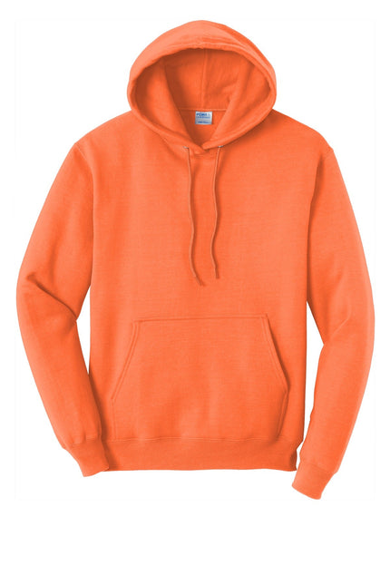 Port & Company - Core Fleece Pullover Hooded Sweatshirt. PC78H - Neon Orange - Union Prints