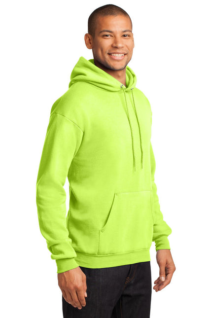 Port & Company - Core Fleece Pullover Hooded Sweatshirt. PC78H - Neon Yellow - Union Prints