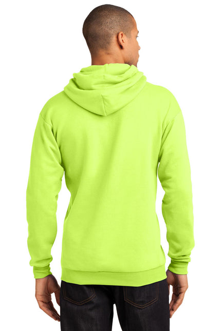 Port & Company - Core Fleece Pullover Hooded Sweatshirt. PC78H - Neon Yellow - Union Prints