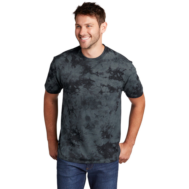 Port & Company Crystal Tie-Dye Tee PC145 - Black - Union Prints