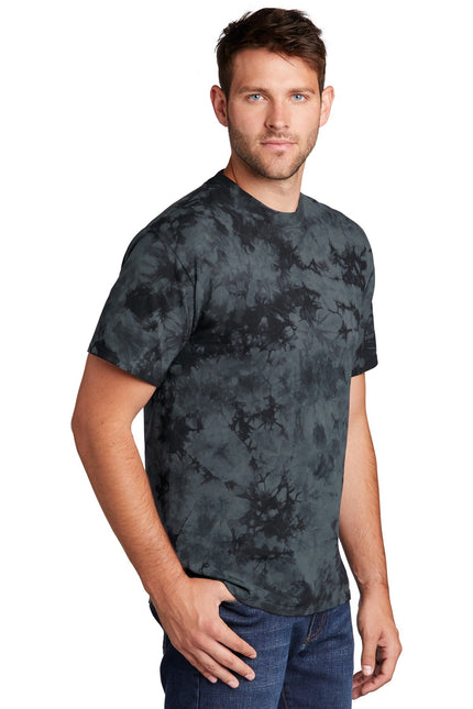 Port & Company Crystal Tie-Dye Tee PC145 - Black - Union Prints