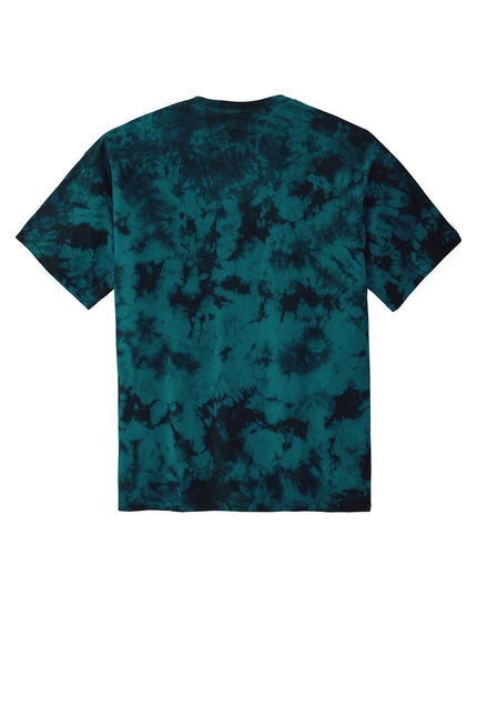 Port & Company Crystal Tie-Dye Tee PC145 - Black/ Teal - Union Prints