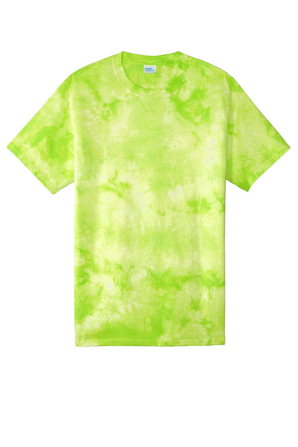 Port & Company Crystal Tie-Dye Tee PC145 - Lemon Lime - Union Prints