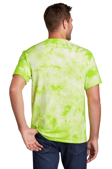 Port & Company Crystal Tie-Dye Tee PC145 - Lemon Lime - Union Prints