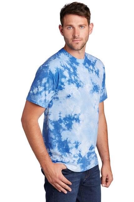 Port & Company Crystal Tie-Dye Tee PC145 - Sky Blue - Union Prints